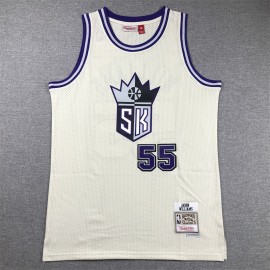 Camiseta Jason Williams #55 Sacramento Kings Blanco Crema