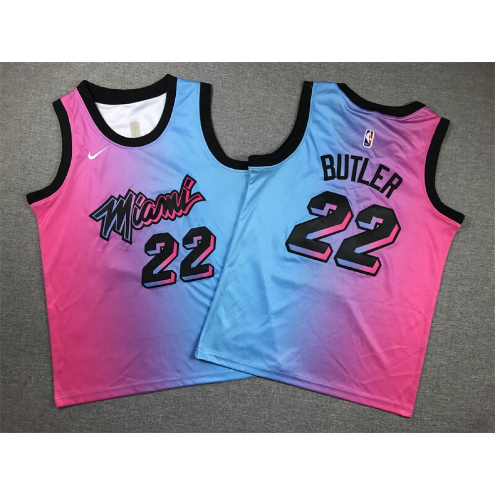 Camiseta Jimmy Butler #22 Miami Heat 2021 City Edition Niño Camiseta Jimmy Butler #22 Miami Heat 2021 City Edition Niño