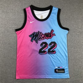 Camiseta Jimmy Butler #22 Miami Heat 2021 City Edition Niño Camiseta Jimmy Butler #22 Miami Heat 2021 City Edition Niño
