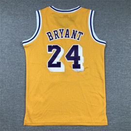 Camiseta Kobe Bryant #24 Los Angeles Lakers 2007/08 Amarillo Niño Camiseta Kobe Bryant #24 Los Angeles Lakers 2007/08 Amarillo Niño