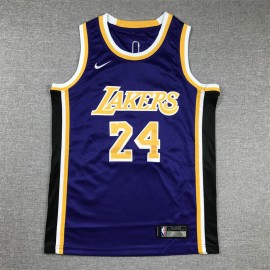 Camiseta Kobe Bryant #24 Los Angeles Lakers Púrpura Niño
