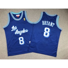Camiseta Kobe Bryant #8 Los Angeles Lakers Azul Niño