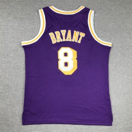 Camiseta Kobe Bryant #8 Los Angeles Lakers Púrpura Niño