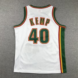 Camiseta Shawn Kemp #40 Seattle Super Sonics Blanco Niño Camiseta Shawn Kemp #40 Seattle Super Sonics Blanco Niño
