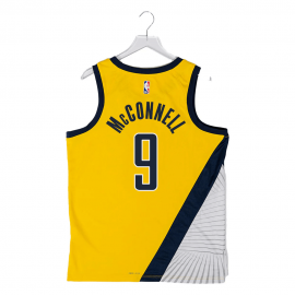 Camiseta T.J. Mcconnell #9 Indiana Pacers 2022/23 City Edition Amarillo Camiseta T.J. Mcconnell #9 Indiana Pacers 2022/23 City Edition Amarillo