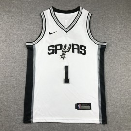 Camiseta Victor Wembanyama #1 San Antonio Spurs 22/23 Blanco Niño Camiseta Victor Wembanyama #1 San Antonio Spurs 22/23 Blanco Niño