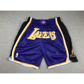 Pantalon Corto de Bolsillo Los Angeles Lakers Púrpura