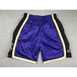 Pantalon Corto de Bolsillo Los Angeles Lakers Púrpura Pantalon Corto de Bolsillo Los Angeles Lakers Púrpura