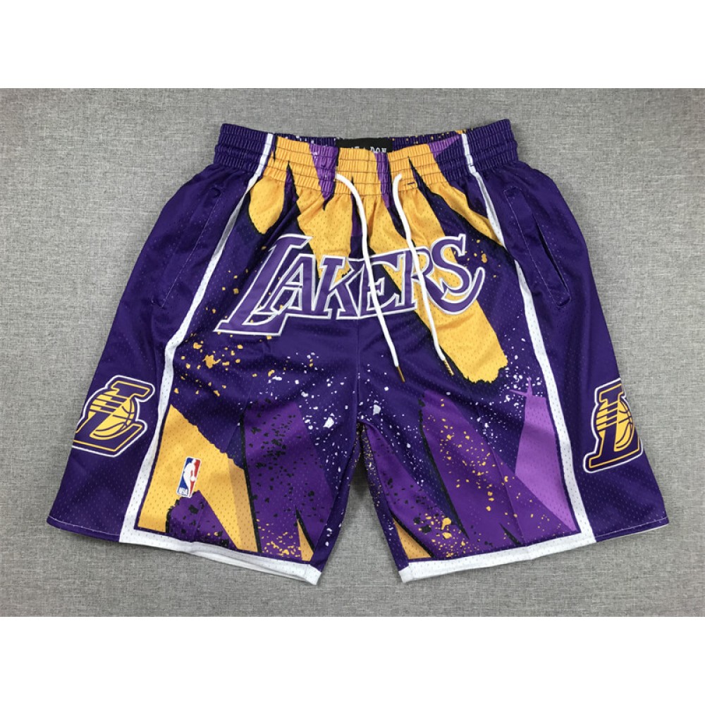 Pantalon Corto De Bolsillo Los Angeles Lakers Swingman Púrpura