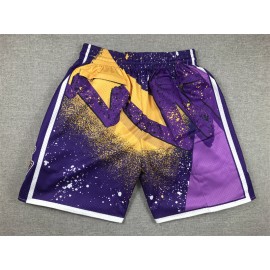 Pantalon Corto De Bolsillo Los Angeles Lakers Swingman Púrpura