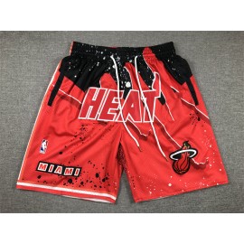 Pantalon Corto De Bolsillo Miami Heat Swingman Rojo