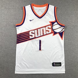 Camiseta Devin Booker #1 Phoenix Suns 2024 Blanco Niño Camiseta Devin Booker #1 Phoenix Suns 2024 Blanco Niño