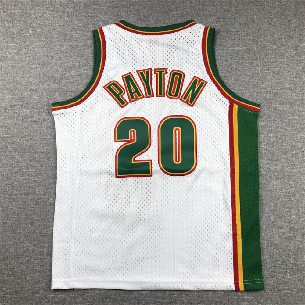 Camiseta Gary Payton #20 Seattle Super Sonics Edición Clásico