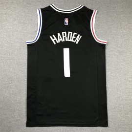 Camiseta James Harden #1 Los Angeles Clippers 2023 City Edition Negro Camiseta James Harden #1 Los Angeles Clippers 2023 City Edition Negro