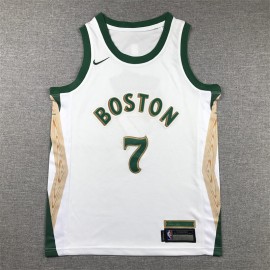 Camiseta Jaylen Brown #7 Boston Celtics 2024 Blanco City Edition Niño Camiseta Jaylen Brown #7 Boston Celtics 2024 Blanco City Edition Niño