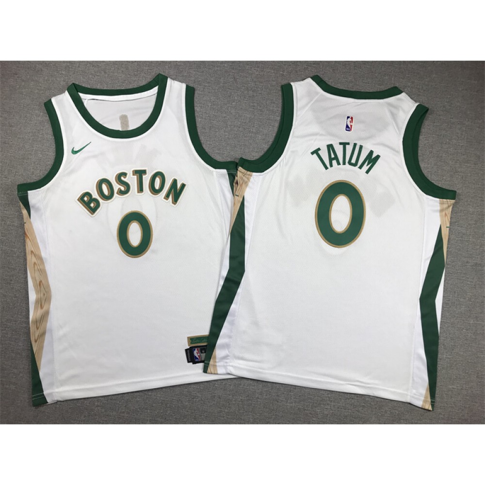 Camiseta Jayson Tatum #0 Boston Celtics 2024 Blanco City Edition Niño Camiseta Jayson Tatum #0 Boston Celtics 2024 Blanco City Edition Niño