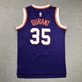 Camiseta Kevin Durant #35 Phoenix Suns 2024 Púrpura Niño Camiseta Kevin Durant #35 Phoenix Suns 2024 Púrpura Niño