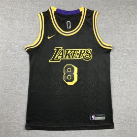 Camiseta Kobe Bryant #8 Los Angeles Lakers Estampado De Serpiente Mamba Negro Niño Camiseta Kobe Bryant #8 Los Angeles Lakers Estampado De Serpiente Mamba Negro Niño