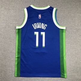 Camiseta Kyrie Irving #11 Dallas Mavericks 2023 City Edition Azul Niño Camiseta Kyrie Irving #11 Dallas Mavericks 2023 City Edition Azul Niño