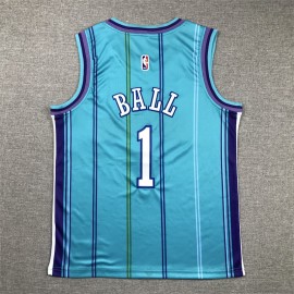 Camiseta LaMelo Ball #1 Charlotte Hornets 2024 Edición Clásico Verde Niño Camiseta LaMelo Ball #1 Charlotte Hornets 2024 Edición Clásico Verde Niño