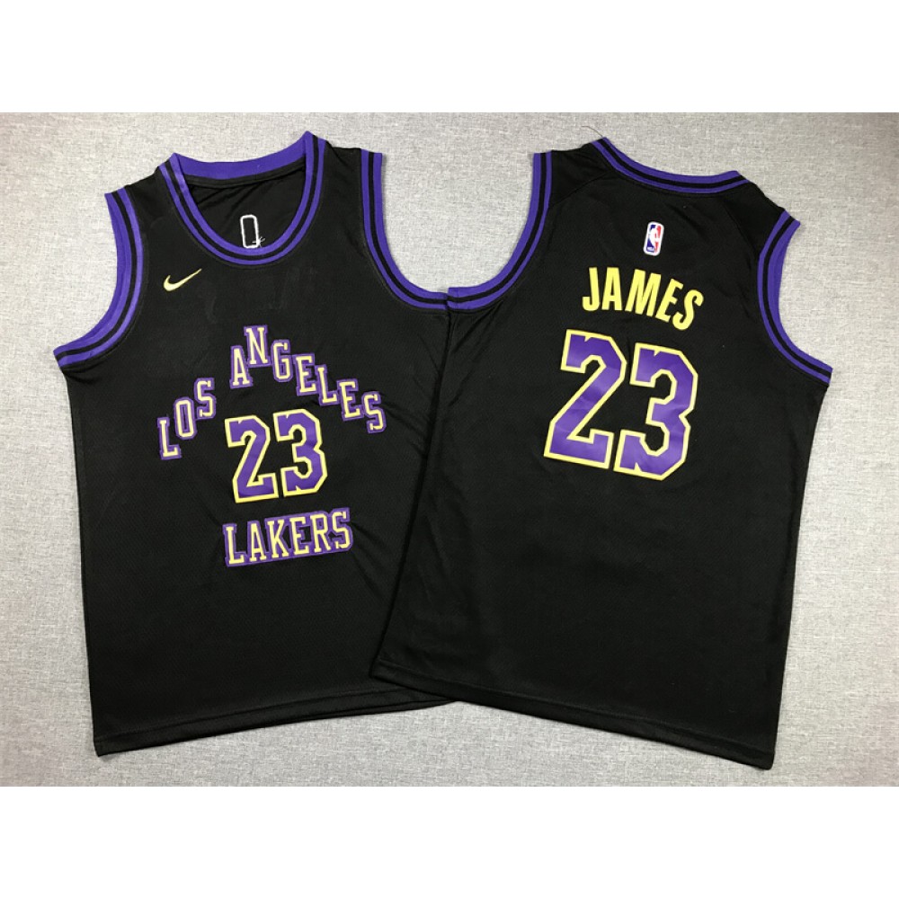 Camiseta LeBron James #23 Los Angeles Lakers 2024 City Edition Niño Camiseta LeBron James #23 Los Angeles Lakers 2024 City Edition Niño