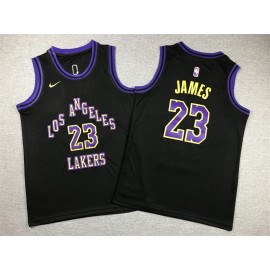 Camiseta LeBron James #23 Los Angeles Lakers 2024 City Edition Niño