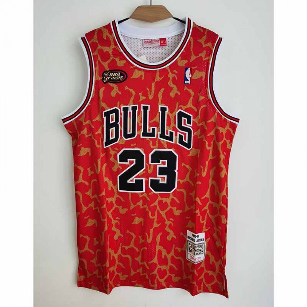 Camiseta  Michael Jordan #23 Chicago Bulls Final Retro Rojo Camiseta  Michael Jordan #23 Chicago Bulls Final Retro Rojo