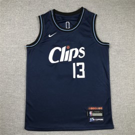 Camiseta Paul George #13 Los Angeles Clippers 2024 Azul Oscuro City Edition Niño Camiseta Paul George #13 Los Angeles Clippers 2024 Azul Oscuro City Edition Niño