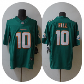 Camiseta Tyreek Hill #10 Miami Dolphins 2024 Aquamarine