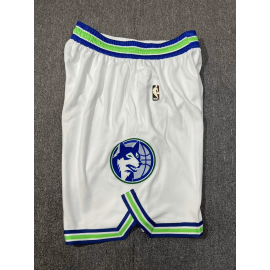 Pantalon Corto De Bolsillo Minnesota Timberwolves Blanco