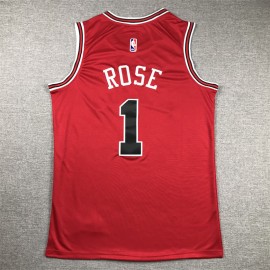 Camiseta Derrick Rose #1 Chicago Bulls Rojo Camiseta Derrick Rose #1 Chicago Bulls Rojo
