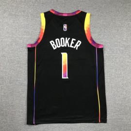 Camiseta Devin Booker #1 Phoenix Suns Negro Statement Edition Niño Camiseta Devin Booker #1 Phoenix Suns Negro Statement Edition Niño