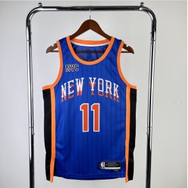 Camiseta Jalen Brunson #11 New York Knicks 2023/24 City Edition Azul