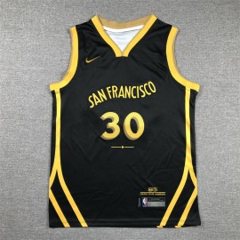 Camiseta Stephen Curry #30 Golden State Warriors Negro 2024 City Edition Niño Camiseta Stephen Curry #30 Golden State Warriors Negro 2024 City Edition Niño
