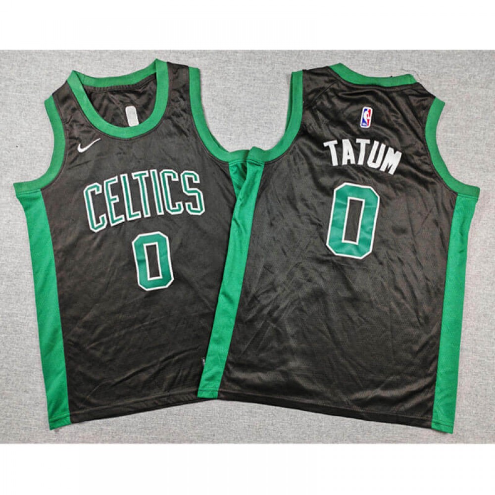Camiseta Jayson Tatum #0 Boston Celtics Negro Niño Camiseta Jayson Tatum #0 Boston Celtics Negro Niño