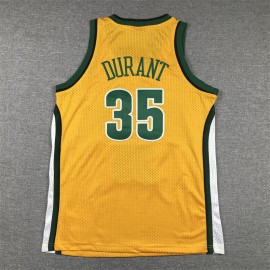 Camiseta Kevin Durant #35 Seattle Super Sonics Amarillo Edición Clasico Niño Camiseta Kevin Durant #35 Seattle Super Sonics Amarillo Edición Clasico Niño