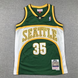 Camiseta Kevin Durant #35 Seattle Super Sonics Verde Edición Clasico Niño Camiseta Kevin Durant #35 Seattle Super Sonics Verde Edición Clasico Niño