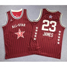 Camiseta LeBron James #23 All Star 2024 Rojo Niño