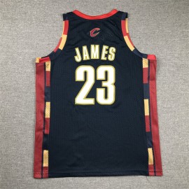 Camiseta Lebron James #23 Cleveland Cavaliers Azul Oscuro Retro Niño Camiseta Lebron James #23 Cleveland Cavaliers Azul Oscuro Retro Niño