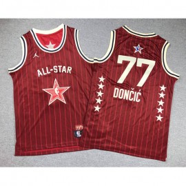 Camiseta Luka Dončić #77 All-Star 2024 Rojo Niño