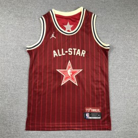Camiseta Luka Dončić #77 All-Star 2024 Rojo Niño