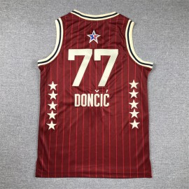 Camiseta Luka Dončić #77 All-Star 2024 Rojo Niño