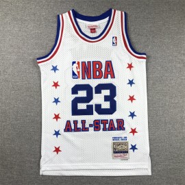 Camiseta Michael Jordan #23 All Star 1989 Blanco Retro Niño Camiseta Michael Jordan #23 All Star 1989 Blanco Retro Niño