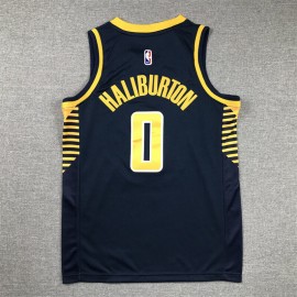 Camiseta Tyrese Haliburton #0 Indiana Pacers 2024 Azul Oscuro Niño Camiseta Tyrese Haliburton #0 Indiana Pacers 2024 Azul Oscuro Niño