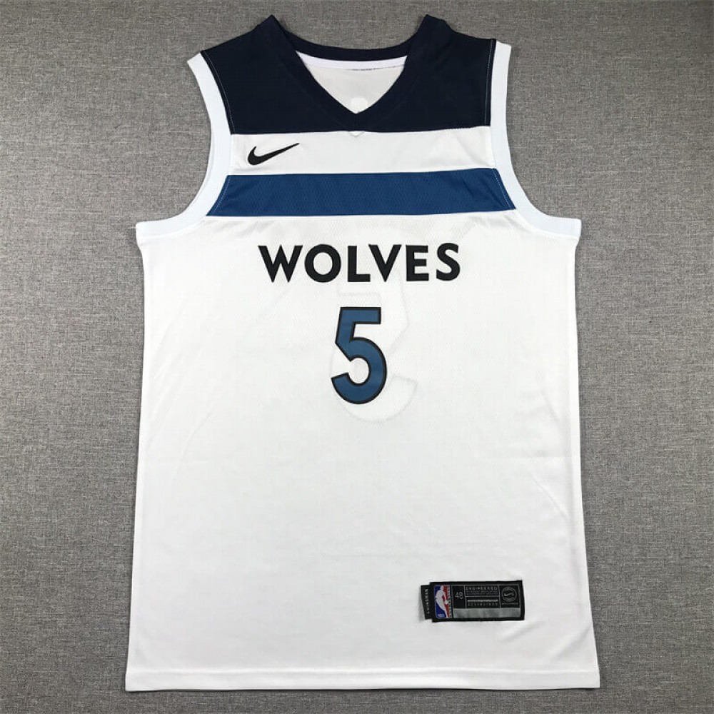 Camiseta Anthony Edwards #5 Minnesota Timberwolves Blanco 2024 Camiseta Anthony Edwards #5 Minnesota Timberwolves Blanco 2024
