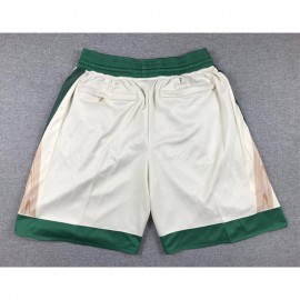 Pantalón Corto De Bolsillo Boston Celtics 2024 Beige City Edition