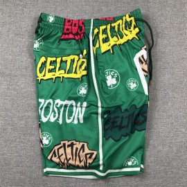 Pantalón Corto De Bolsillo Boston Celtics 2024 Grafiti Verde Pantalón Corto De Bolsillo Boston Celtics 2024 Grafiti Verde