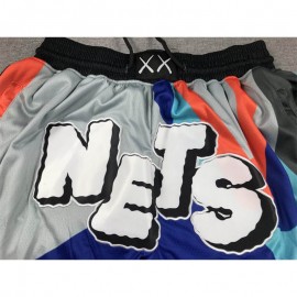 Pantalón Corto De Bolsillo Brooklyn Nets 2024 Multicolor City Edition