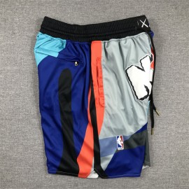 Pantalón Corto De Bolsillo Brooklyn Nets 2024 Multicolor City Edition