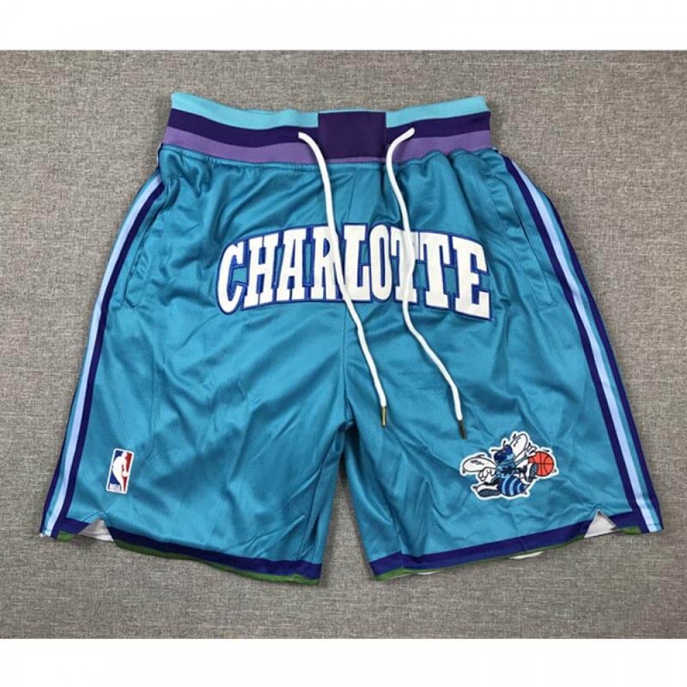 Pantalón Corto De Bolsillo Charlotte Hornets 2024 Azul Clásico Edición